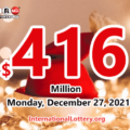 Powerball result of 2021/12/25 – Jackpot climbs to $416 million