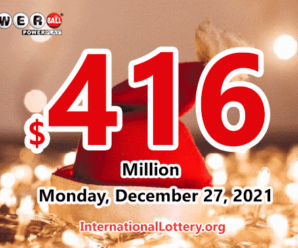Powerball result of 2021/12/25 – Jackpot climbs to $416 million