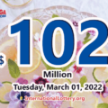 Results of February 25, 2022: Mega Millions jackpot raises to $102 million