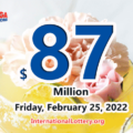 Mega Millions results for 2022/02/22; Jackpot stands at $87 million