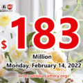 Results of February 12, 2022 – Now, Powerball jackpot is $183 million