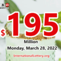Powerball results for 2022/03/26: A player won $1 million