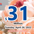 2 players won $1 million prizes with Mega Millions lottery; Jackpot is $31 million