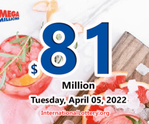 Results of April 01, 2022: Mega Millions jackpot raises to $81 million