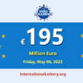 EuroMillions Lottery raises to €198.8 million for Tuesday, May 05, 2022