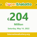 Jackpot SuperEnalotto is becoming hotter with €204,000,000
