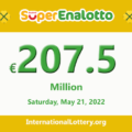 Results of SuperEnalotto lottery on May 19, 2022 – Jackpot raises to €207.5 million
