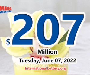 A Massachusetts player won $1 million with Mega Millions; Jackpot increases to $207 million