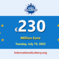 14 players won the second prizes; €230 million Euro Millions lottery jackpot cap reached