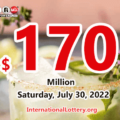 Powerball results for 2022/07/27: Jackpot stands at $170 million