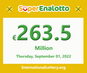 Results of SuperEnalotto lottery on August 30, 2022; Jackpot raises to €263.5 million