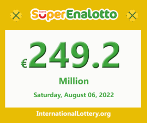 Jackpot SuperEnalotto is becoming hotter with €249,200,000