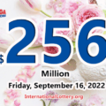 A player won $1 million – Mega Millions jackpot hits $256 million