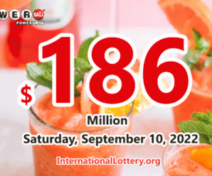 Who will win the next $186 million Powerball jackpot on September 10, 2022?