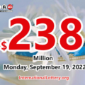 Who will win the next $238 million Powerball jackpot on September 19, 2022?