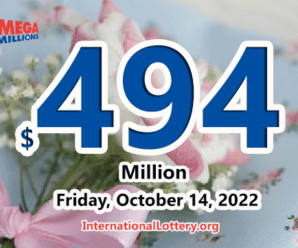 Mega Millions jackpot is waiting the owner, It is $494 million now