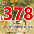 Powerball results for 2022/10/05: Jackpot stands at $378 million