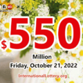 2022/10/19: Three lucky players won million dollar prizes – Powerball jackpot is $550 million