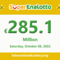 Jackpot SuperEnalotto is becoming hotter with €285,100,000