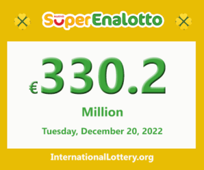 Jackpot SuperEnalotto is becoming hotter with €330,200,000