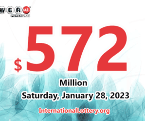 Who will win the next $572 million Powerball jackpot on January 28, 2023?
