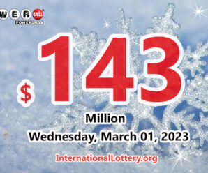 Powerball jackpot climbs to $143 million for the drawing on March 02, 2023