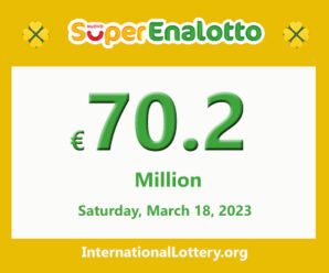 Results of SuperEnalotto lottery on March 16, 2023; Jackpot raises to €70,200,000