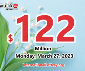 Powerball jackpot up to $122 million; Get the magic this March!