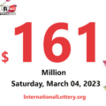 2023/03/01: Three lucky players won million dollar prizes – Powerball jackpot is $161 million
